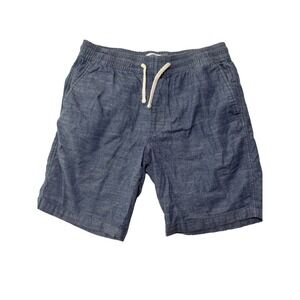 Old Navy Men's Blue Chambray Drawstring Shorts Size M